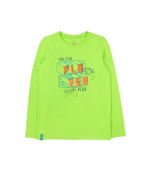 Polera de Niño Verde Limón