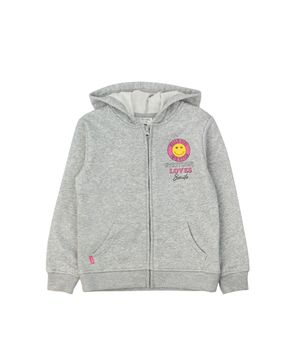 Polerón de Niña Gris Melange