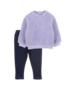 Conjunto de Bebé Niña Lila