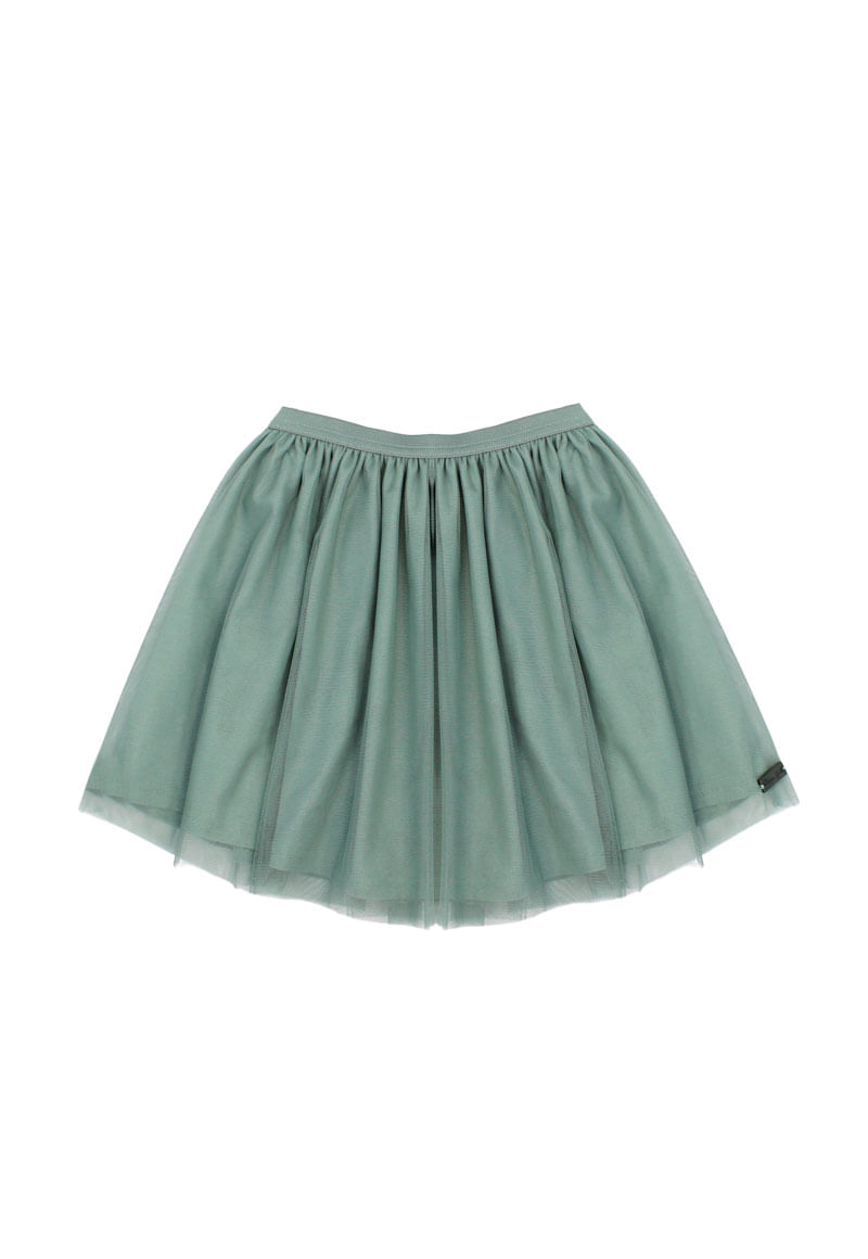 Falda de Niña Verde