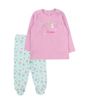 Pijama de Bebé Niña Malva