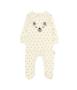 Pijama de Bebé Niño Beige