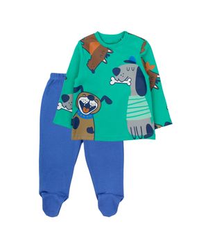 Pijama de Bebé Niño Verde