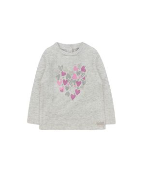 Polera de Bebé Niña Gris Melange