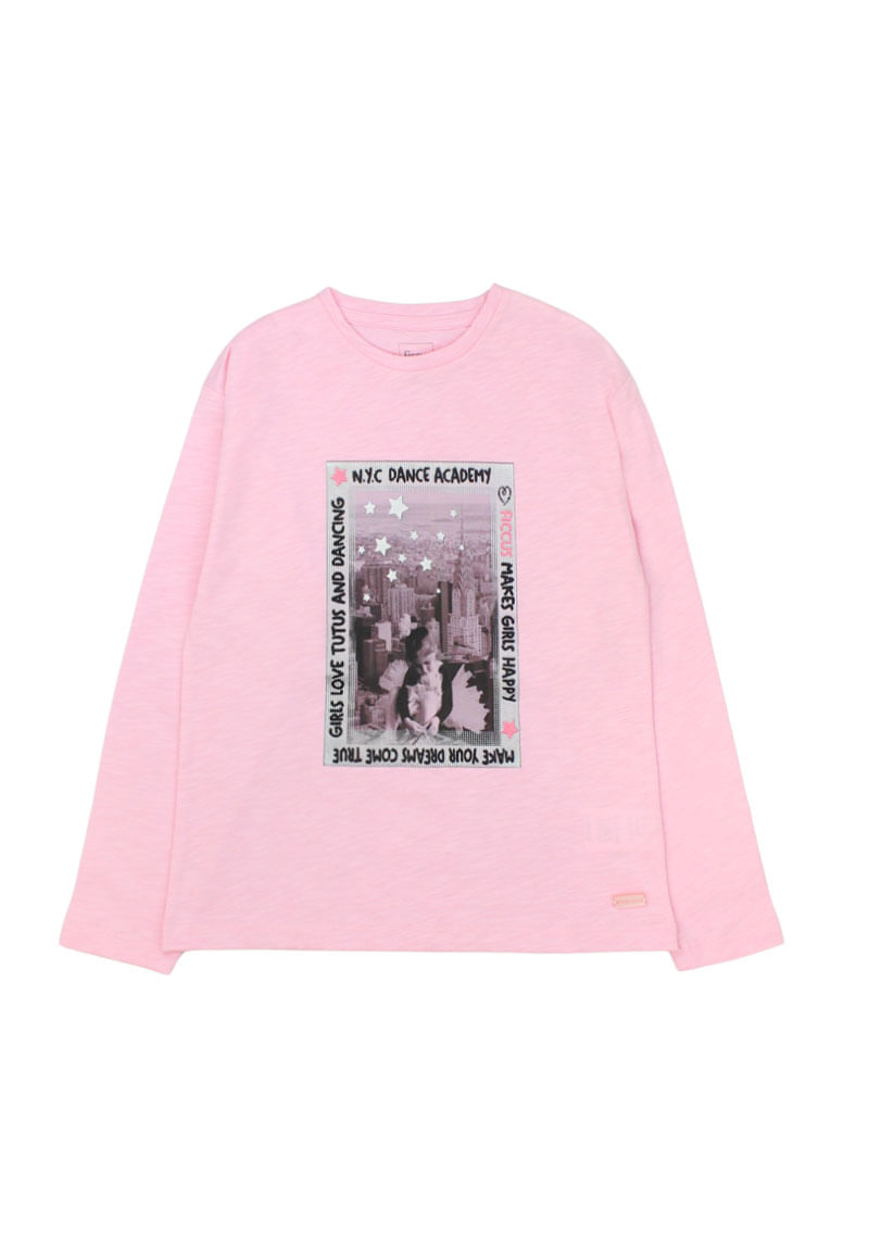 Polera de Niña Rosado