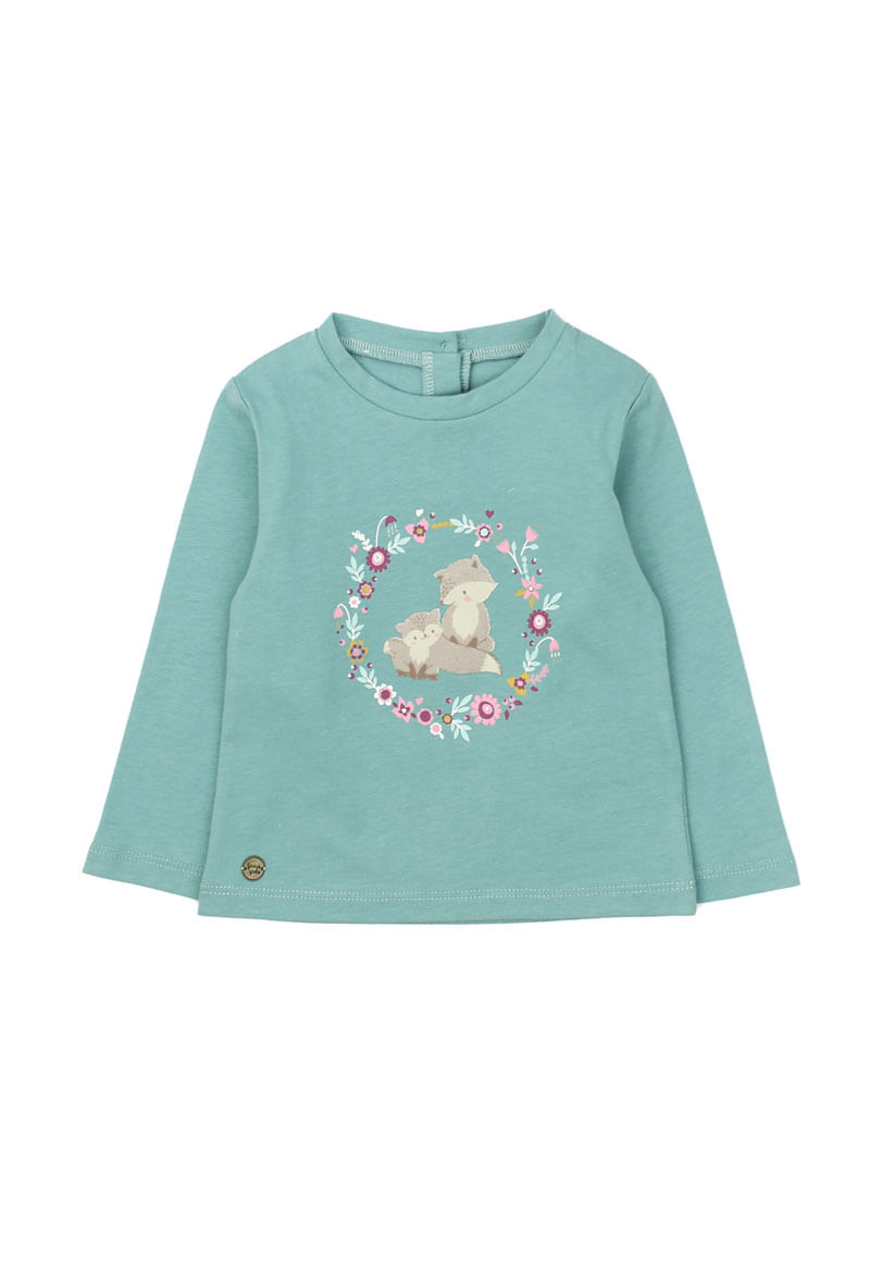 Polera de Bebé Niña Verde