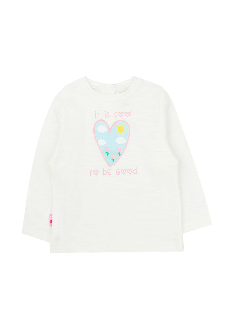 Polera de Bebé Niña Blanco