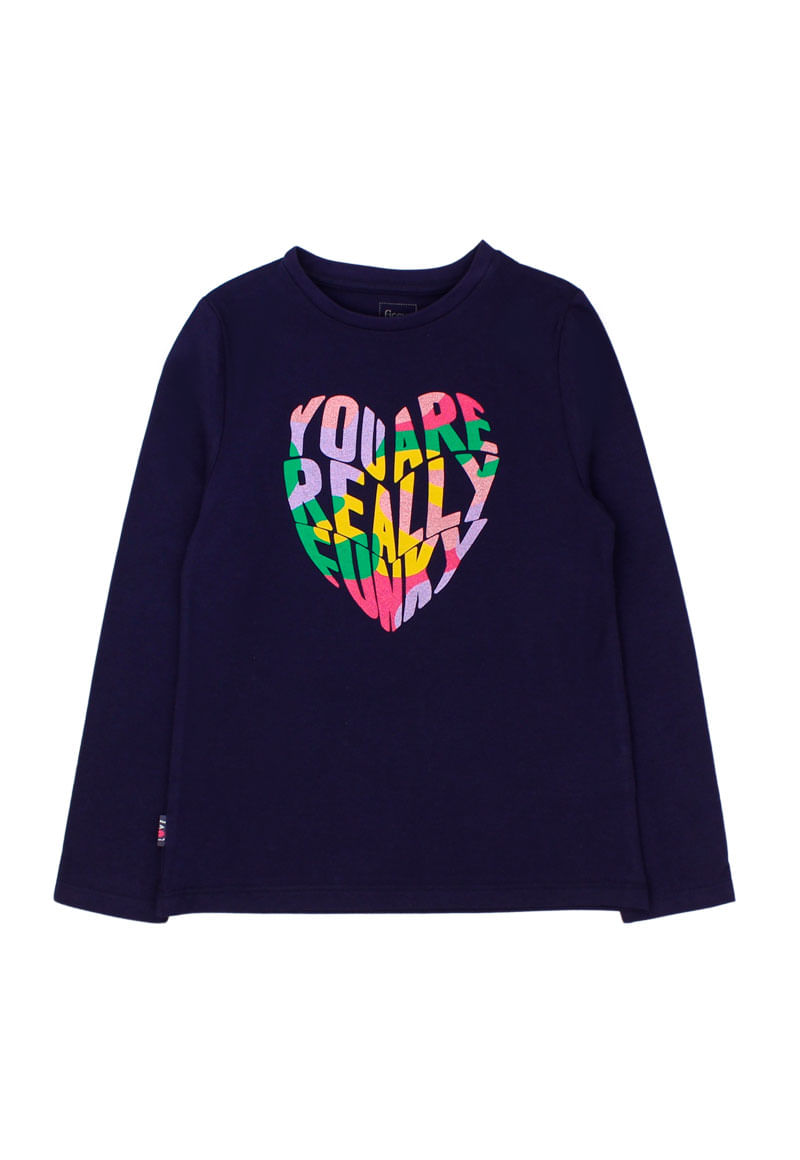Polera de Niña Azul