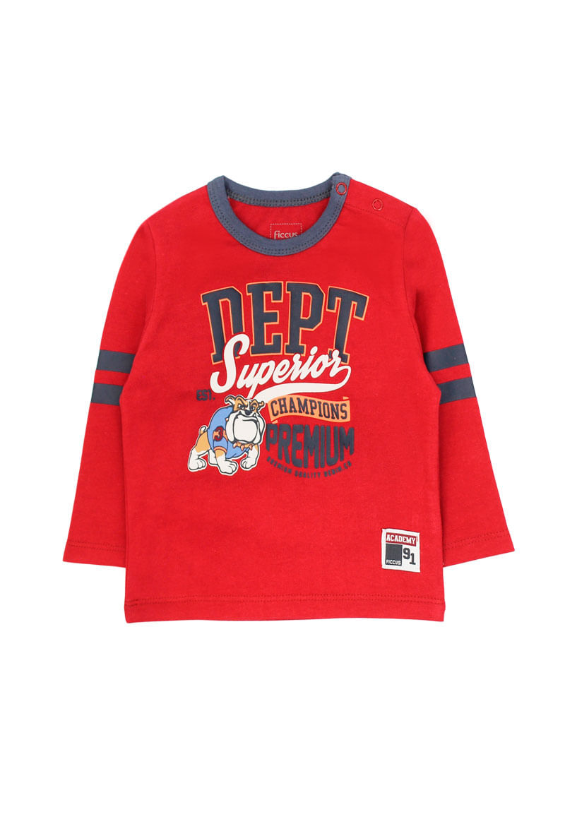 Polera de Bebé Niño Rojo