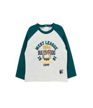 Polera de Bebé Niño Gris Melange