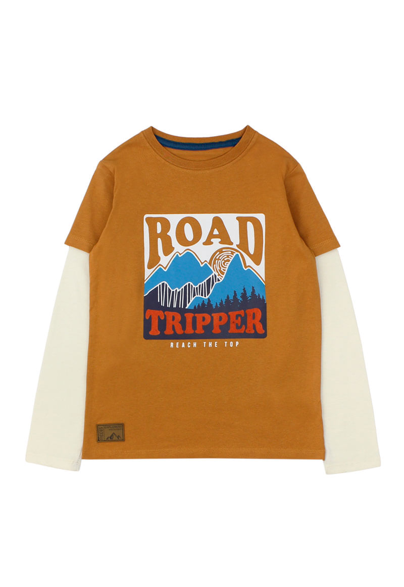 Polera de Niño Camel