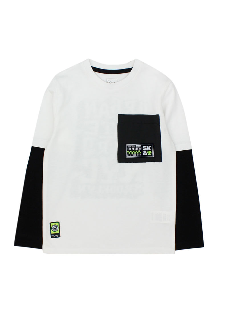 Polera de Niño Blanco