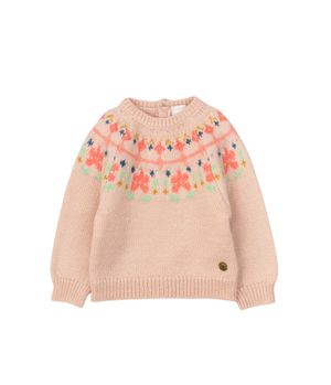 Sweater de Bebé Niña Rosado