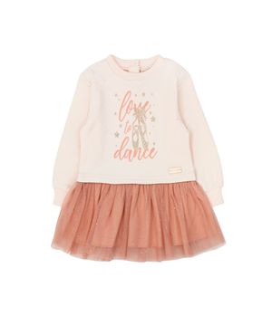 Vestido de Bebé Niña Coral Claro