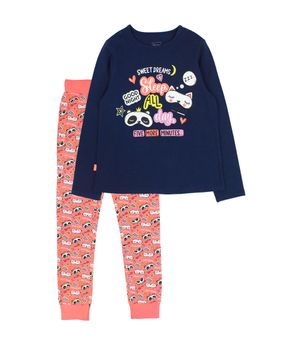 Pijama de Niña Azul