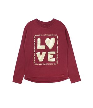 Polera de Niña Burdeo