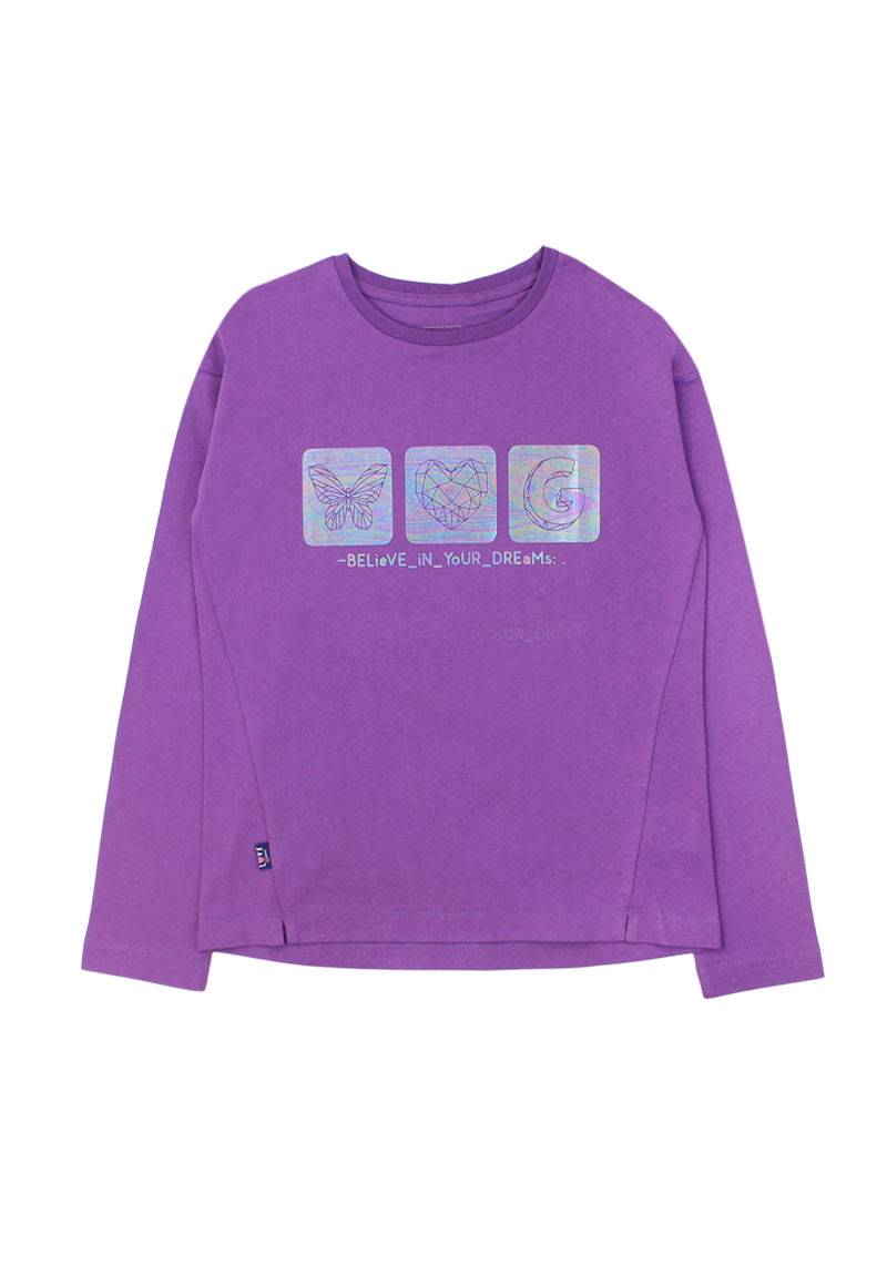 Polera de Niña Morado