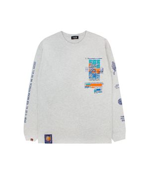 Polera de Niño Gris Melange
