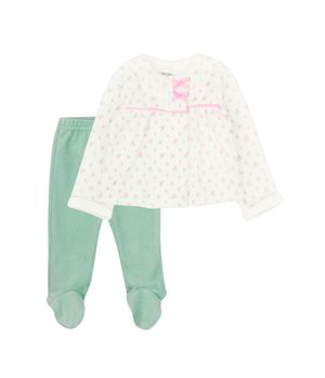 Conjunto de Bebé Niña Crudo