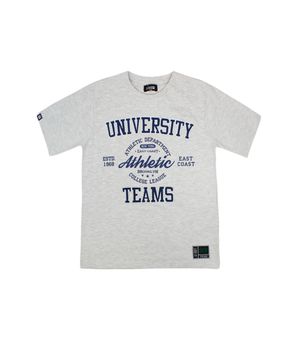 Polera de Niño Gris Melange