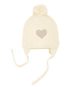 Gorro de Bebé Niña Crudo