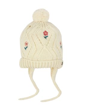 Gorro de Bebé Niña Crudo