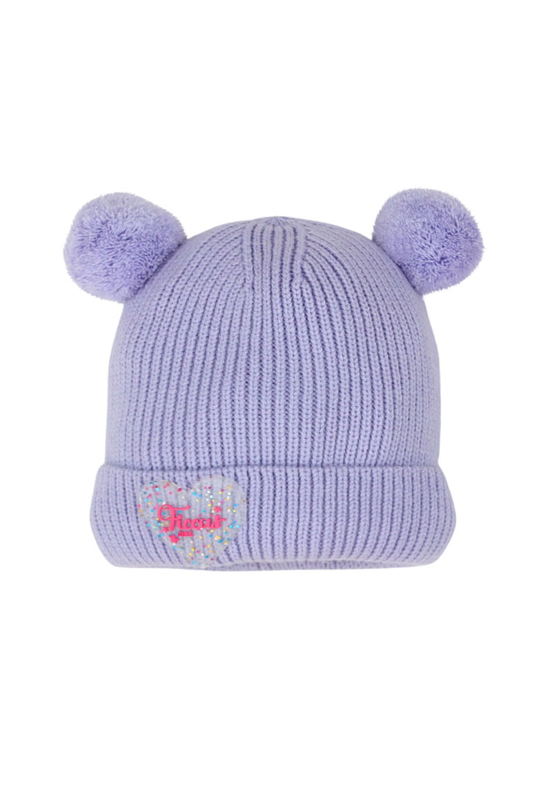 Gorro de Bebé Niña Lila