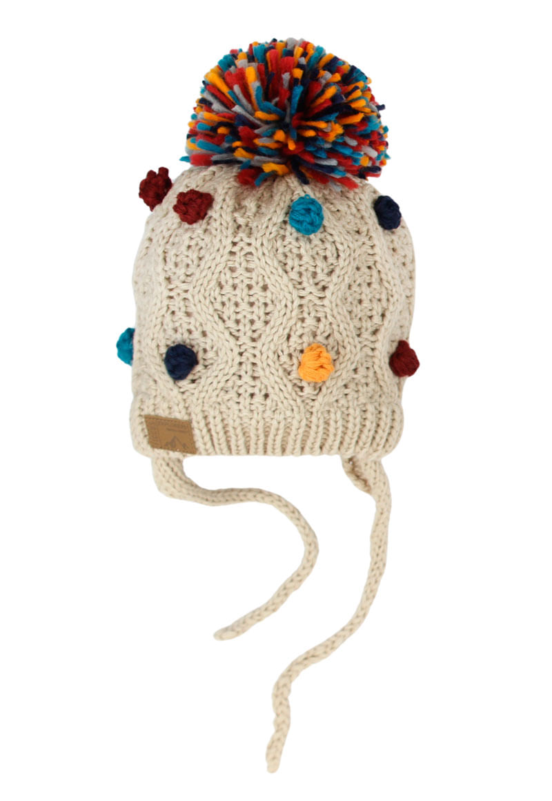 Gorro de Bebé Niño Beige