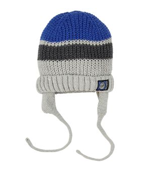 Gorro de Bebé Niño Gris Melange