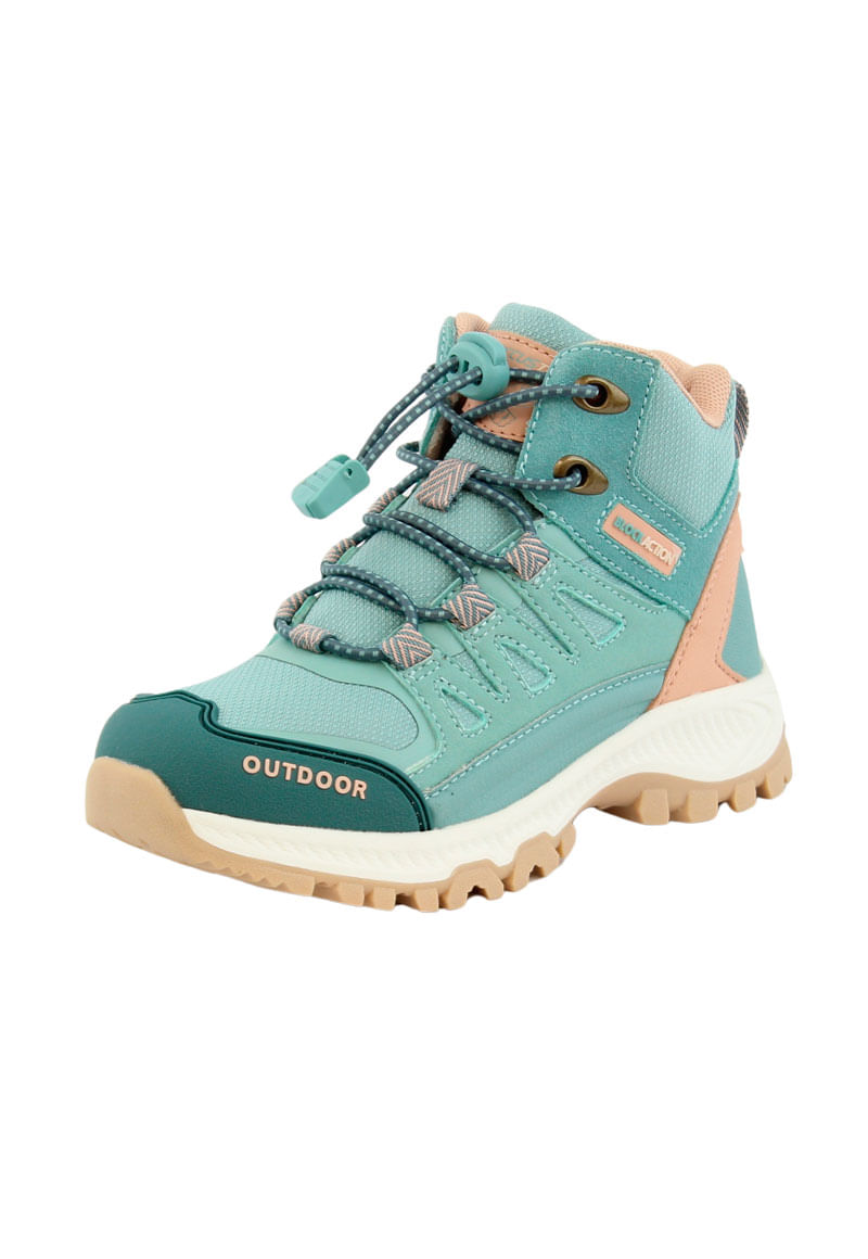 Zapatilla Outdoor Niña Ficcustex 2520900 Menta Ropa de Bebé