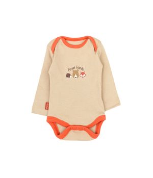 Body de Bebé Niño Beige