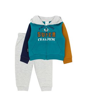 Buzo de Bebé Niño Gris Melange