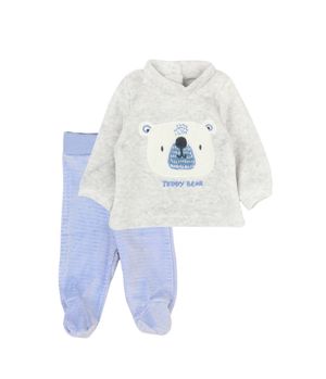 Conjunto de Bebé Niño Celeste