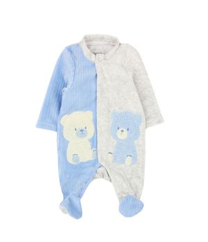 Osito de Bebé Niño Gris Melange
