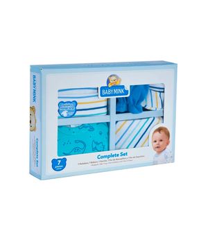 Ajuar Complet set New Born Unisex Azul 0 a 3 Meses