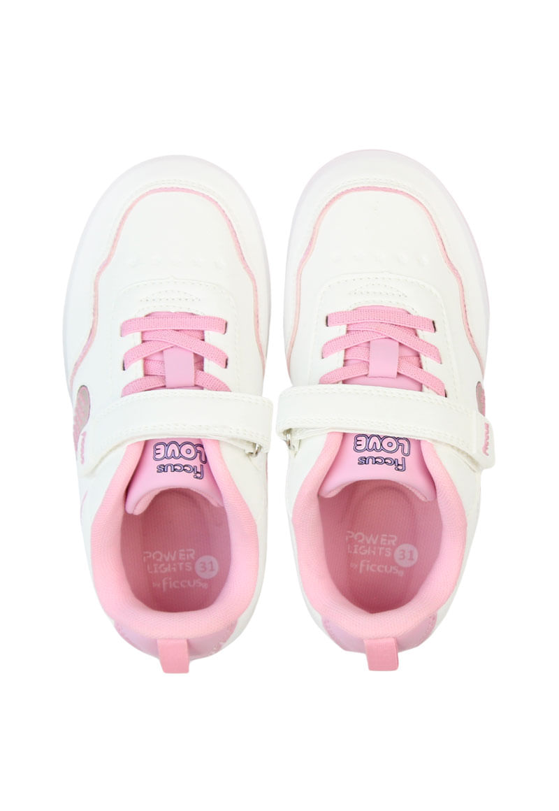 Zapatilla Niña Power Light 2610936 Rosado - Ropa de Bebé | Ficcus