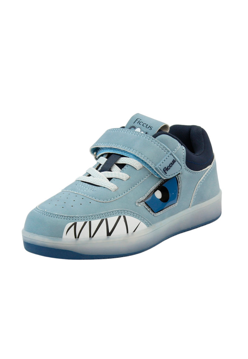 Zapatilla Niño Power Light 2610949 Celeste - Ropa de Bebé | Ficcus