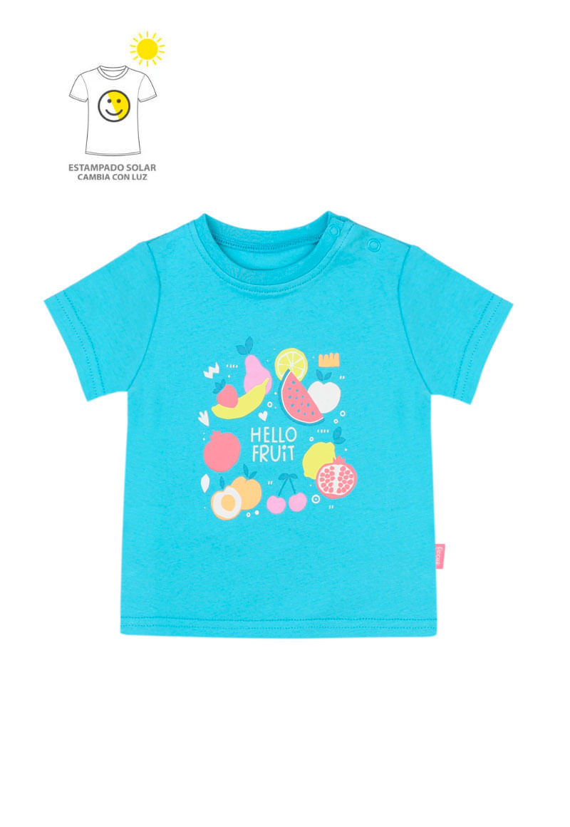 Polera de Niña Turquesa