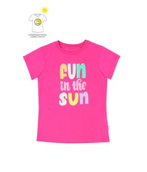Polera de Niña Fucsia
