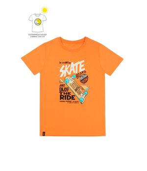 Polera de Niño Naranjo Intenso