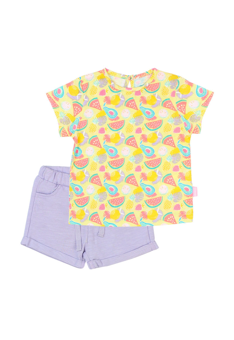Conjunto de Niña Amarillo