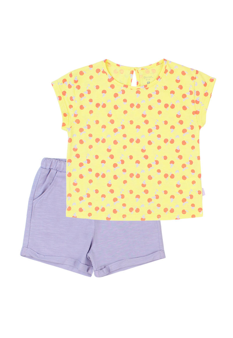 Conjunto de Niña Amarillo