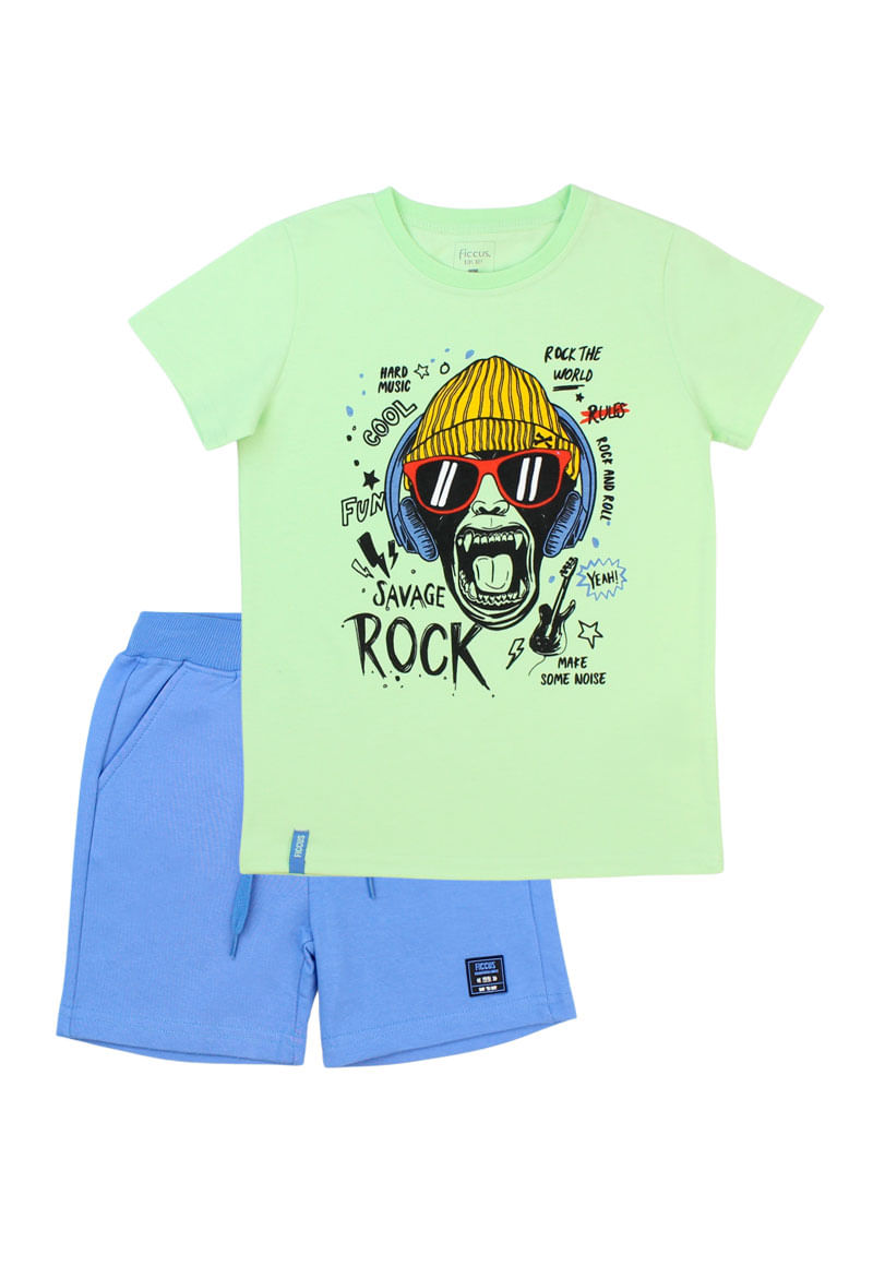 Conjunto de Niño Verde Limón