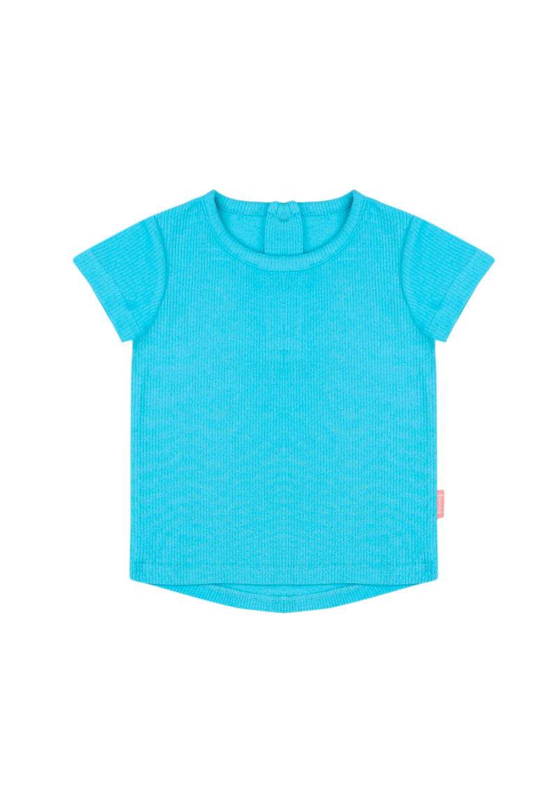 Polera de Niña Turquesa