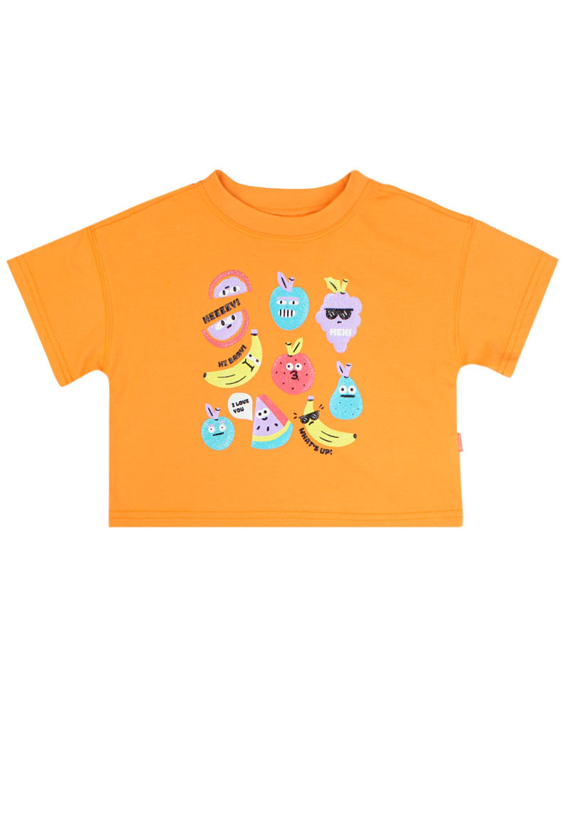 Polera de Niña Naranjo