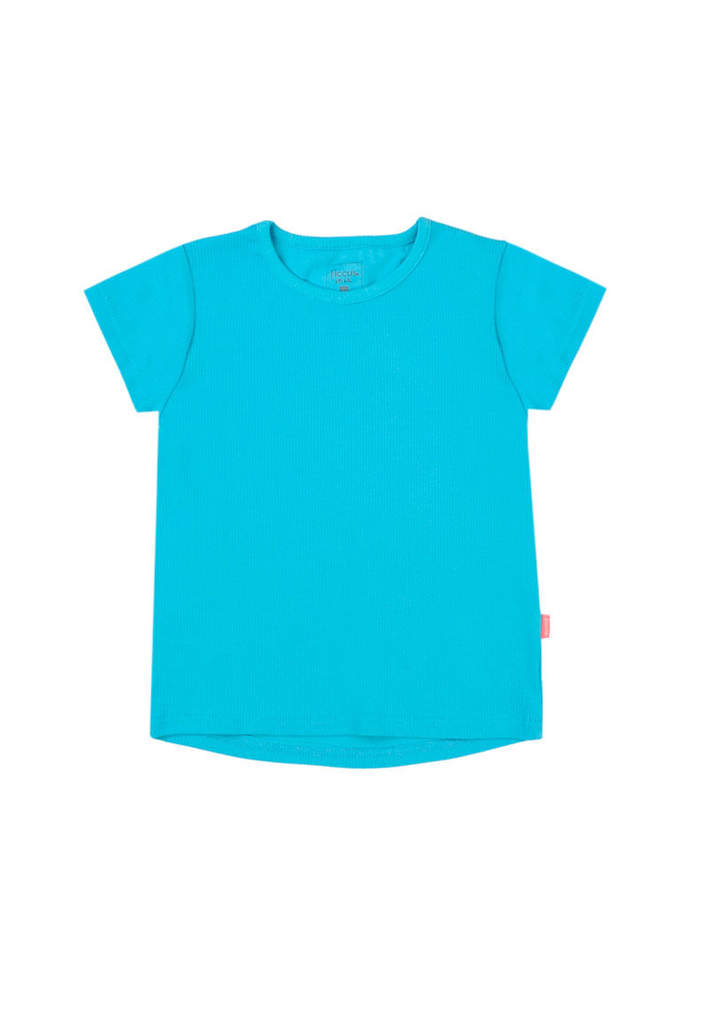 Polera de Niña Turquesa