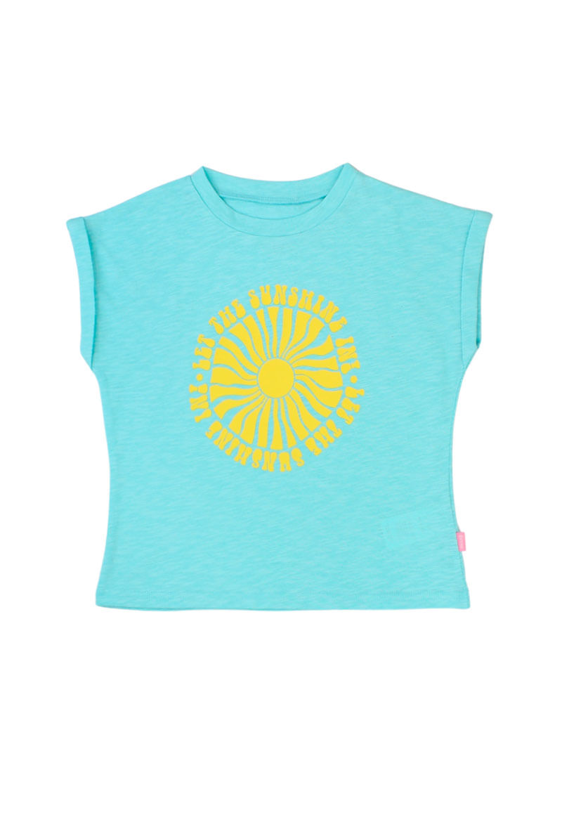 Polera de Niña Turquesa
