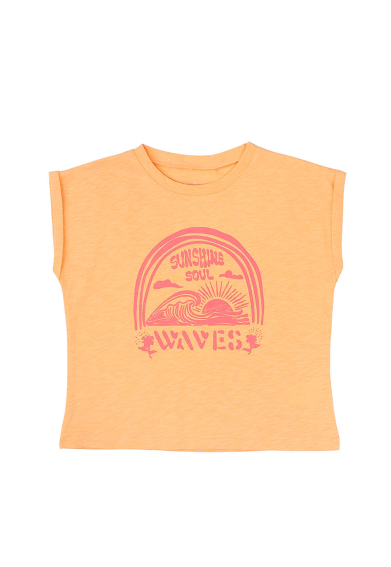 Polera de Niña Naranjo