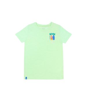 Polera de Niño Verde Limón