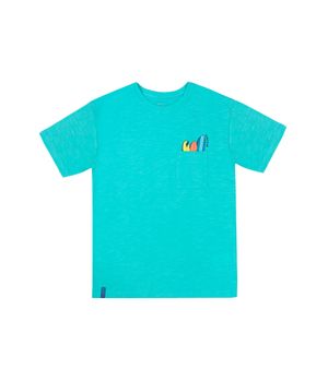 Polera de Niño Turquesa Claro